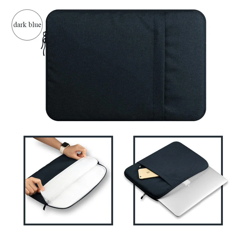 Водонепроницаемый ноутбук сумка чехол для Macbook Pro 13 15 дюймов 2016 A1706 A1707 A1708 мягкая молния рукава сумка крышка