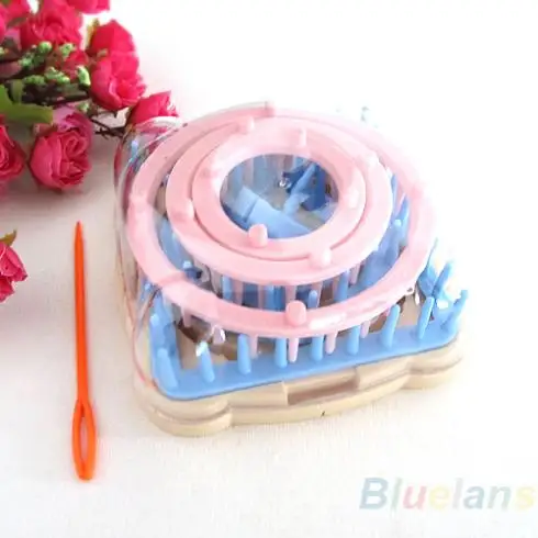

9PCS Flower Knitting Loom Knit Daisy Pattern Maker Wool Yarn Needle Home Craft Needlework 3SGM