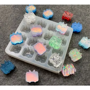 

Cartoon Television Pendant UV Resin Mold Jewelry Silicone Mold Jewelry Making