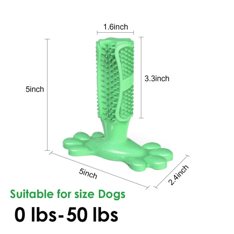 Нетоксичная собака игрушка Собачка Чистящая палочка мягкая резиновая укус устойчивая зубная щенок жевательная игрушка для чистки зубов