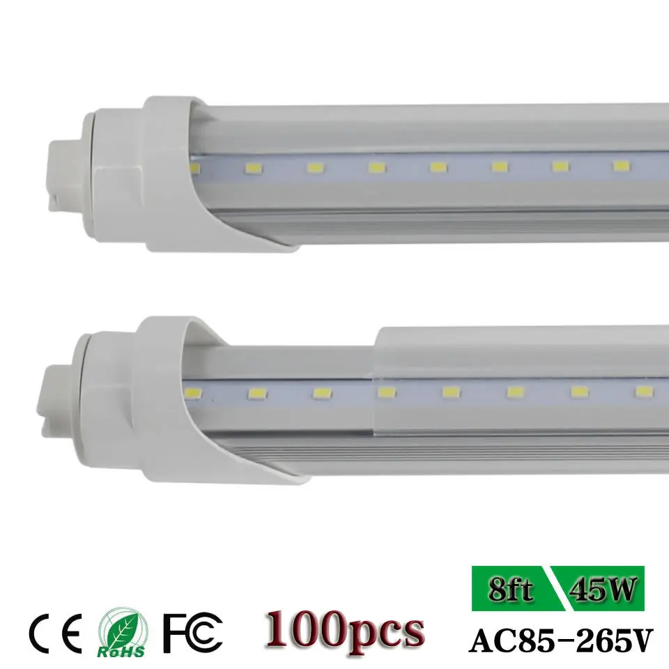 Acheter CNSUNWAY LED Tube Lumière T8 8ft 96 2400mm Led Tube ampoule lampe 45 w Éclairage Intérieur LED Lampe AC85 265V 100 pcs