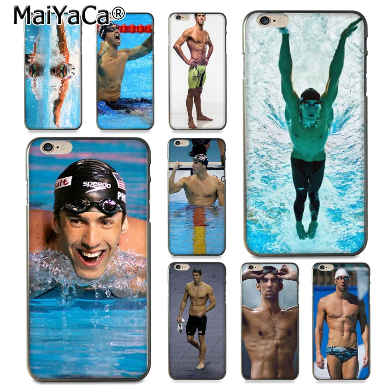 MaiYaCa Michael Phelps классический высококачественный чехол для телефона аксессуары iPhone 8