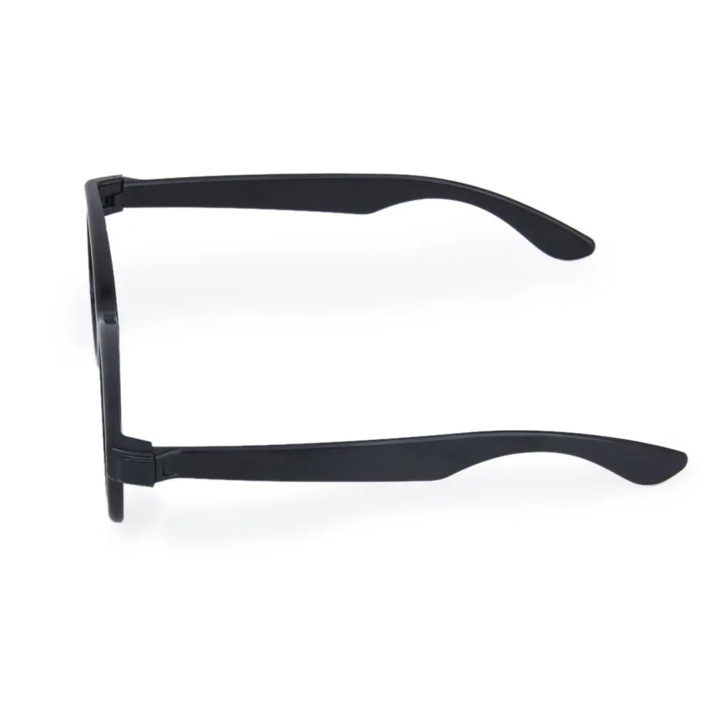 Абсолютно новые 5 пар взрослых пассивные круглые поляризованные линзы 3D очки-черный