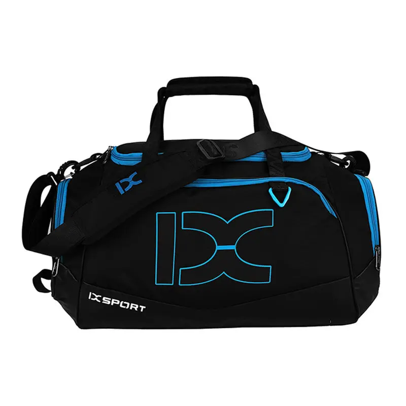 40L сухая влажная спортивная сумка для фитнеса, дорожная сумка через плечо, водонепроницаемая Спортивная обувь для женщин и мужчин, Спортивная тренировочная сумка Tas XA473WA - Цвет: black blue