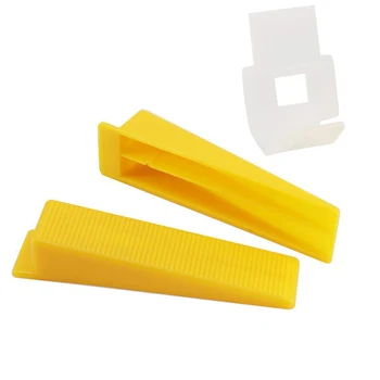 

'The Best' Tile Wedges Spacers Kit Flooring Tile Leveling System for Uneven Floor Walls Lippage Clips Wedges 889