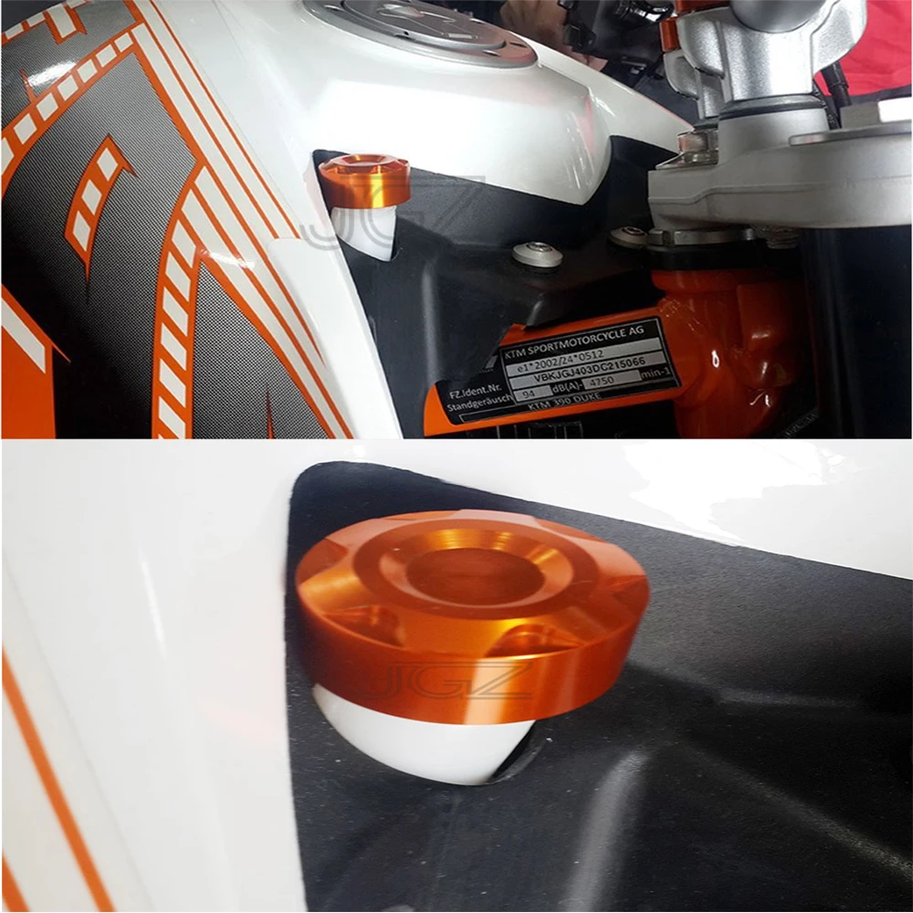 Оранжевый мотоцикл CNC алюминиевая крышка водопровода для KTM Duke 125 200 390 2013 2014 2015 2016