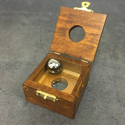 Steel Ball Thru Glass Magic Tricks Solid Through Solid