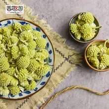 Новинка, интересный консервированный Тибетский Зеленый Луо Цветок, Натуральные сушеные цветы для дома, рождественские украшения, цветы, 10 шт