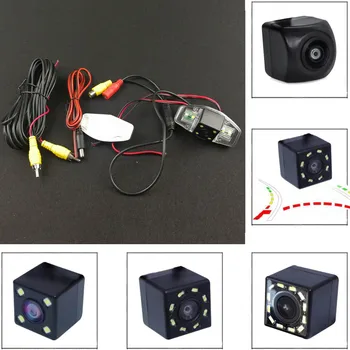 

Car CCD HD Fisheye 4 8 12 LED Night Vision Rear View Camera Waterproof Parking For Honda Accord 2001- 2006 2007 2008 2009 2010