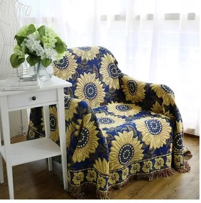 

130cmx180cm Blanket Sofa Cover Non-slip Sofa Carpet Cotton Knitted Sofa Towel Cover Free Shipping Tapestry
