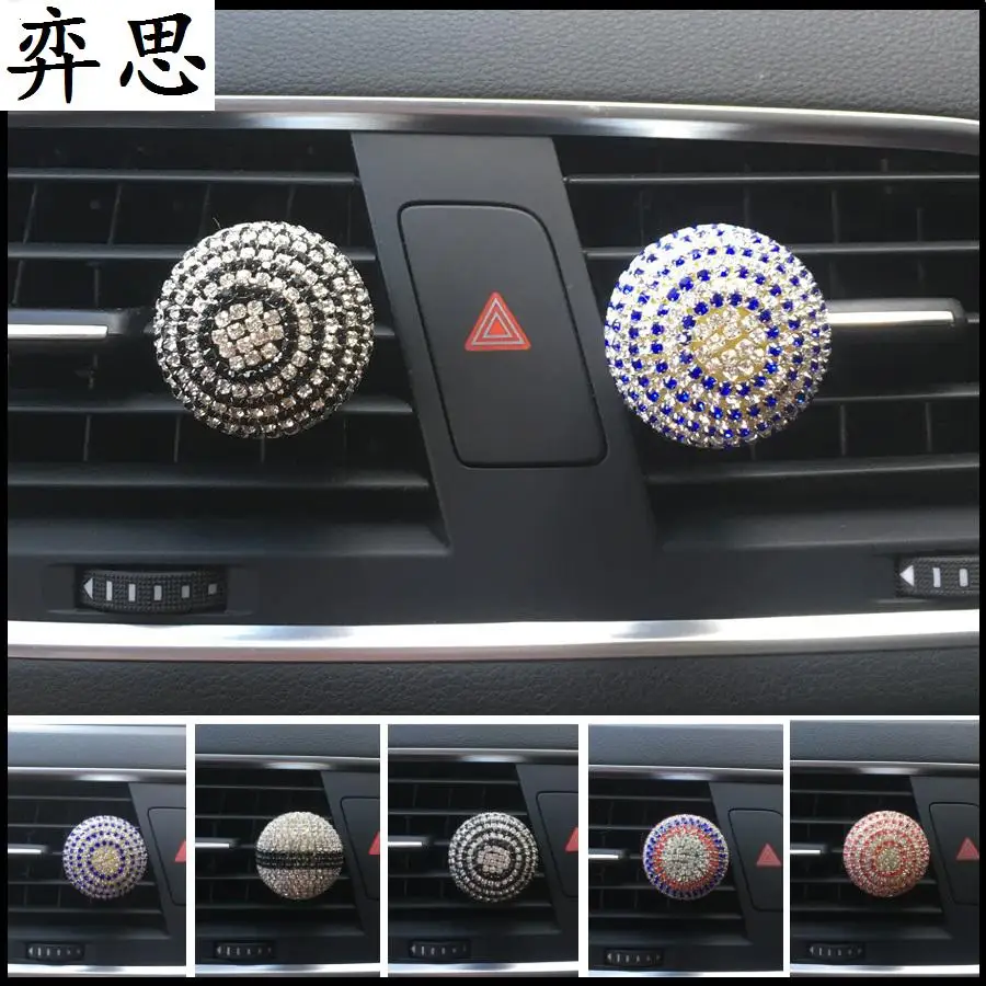 Seven Lovely Colorful Ball Modeling Car Perfume Lady's Car Air Perfume