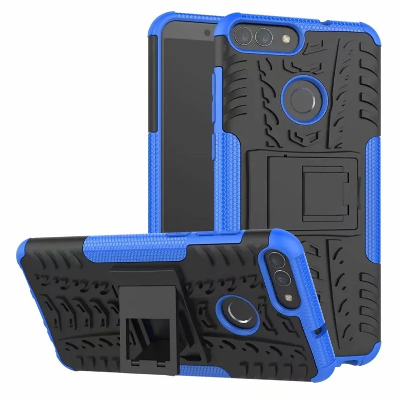 

For Huawei P Smart Case TPU+PC Hybrid Rugged Armor Heavy Shockproof Back Cover For Huawei PSmart Hard Coque For Nova lite 2