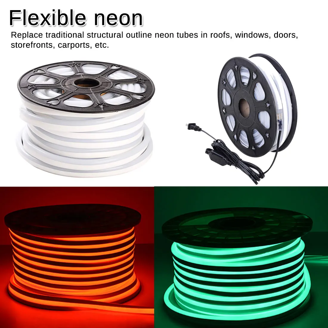 cheap Led Strip Light 220V SMD2835 120led M Waterproof Flexible Fairy Lighting with Power Plug Outdoor Festival Decoration Neon Lights