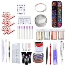 Набор гель-лака для ногтей полигель стойкий палец для изменения температуры ногтей Камуфляжный Комплект гель-лака набор для наращивания ногтей#0,7