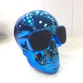 

JRGK Portable Bluetooth Speaker Wireless Sunglass Skull Shape Speaker Mobile Subwoofer Multipurpose Portable Speaker Cool