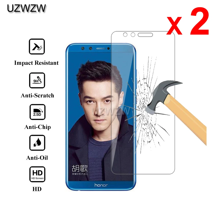 

2pcs For Huawei Honor 9 Lite Premium 2.5D 0.26mm Tempered Glass Screen Protector For Huawei Honor 9 Lite Protective Glass