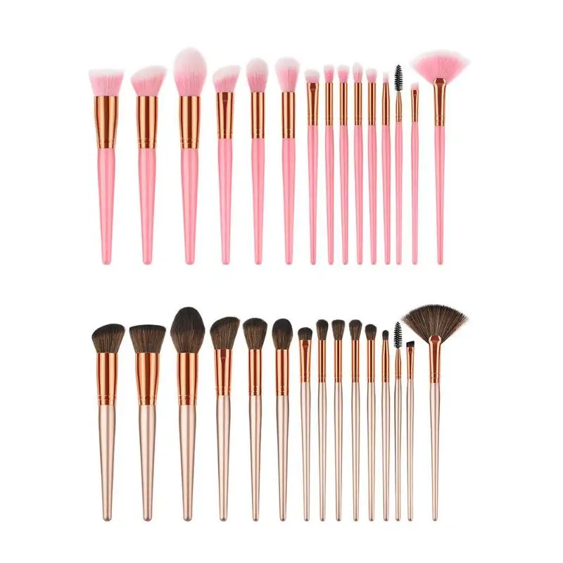 

Professional 15pcs Fan Shape Cosmetic Makeup Brush Foundation Eyeshadow Blush Eyeliner Lip Make Up Eye Brushes Set