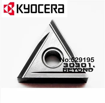 

kyocera TNGG160404L-B TN60 TNGG160404 TNGG 160404 Carbide Inserts Lathe Tools CNC 10pcs Original outil de tour a metaux Blade