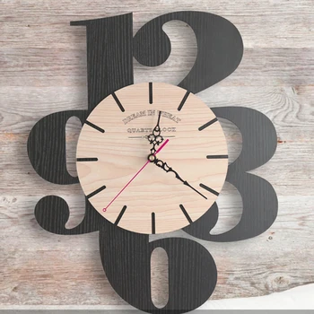 

Modern Design Wall Clock Office Saat Duvar Saatks Home Decorations Watch Watch Loft Decor Zegary Saatks Wall Home Decor W585