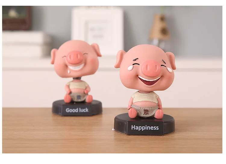 Lovely Pig Figurine (3)
