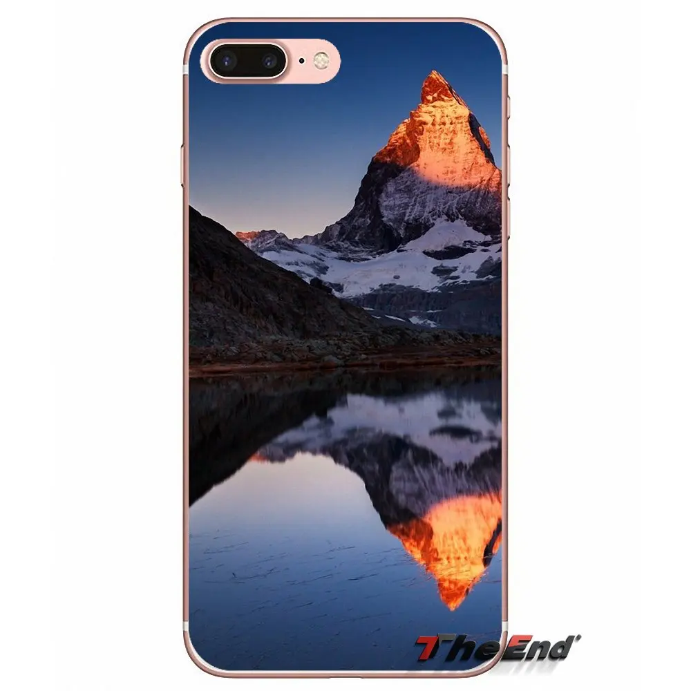 Пляжные woter Горный мягкий силиконовый из ТПУ чехол для huawei P Smart Y6 Pro P8 P9 P10 Nova P20 Lite
