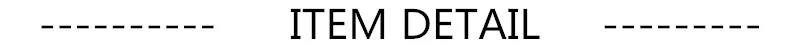 ITEM DETAIL