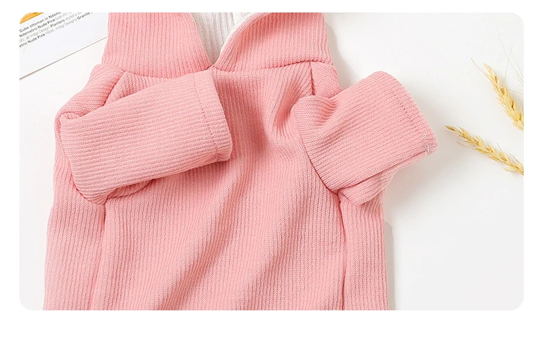 Rabbit Ear Pet Hoodies Spring Summer Funny Dog Cat Clothes Lovely Knitted Sweater For Small Dogs Cats Puppy Chihuahua Kitten (6)