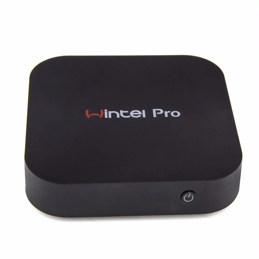 Wintel W8 Pro приставка Mini PC с Windows 10 Домашняя OS 2 ГБ/32 ГБ флэш-памяти на базе Windows W8 Pro с 2,4G, Wi-Fi, BT4.0 RJ45 100 M LAN