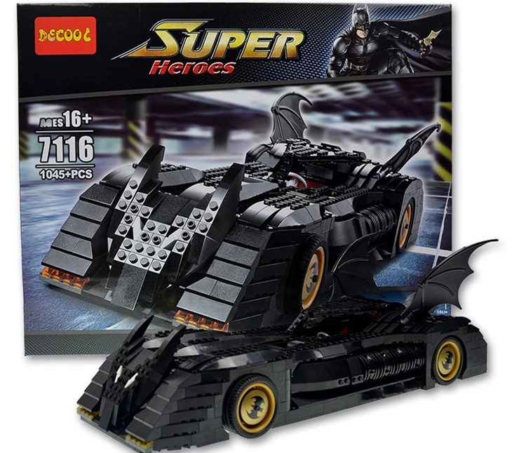 Бэтмен набор 1045 шт Batmobile Tumbler Летучая мышь Pod Строительный кирпич Decool блок фигурка
