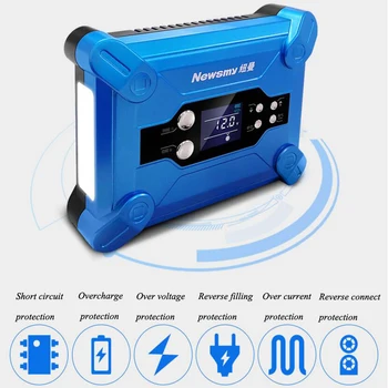 

Multi-function Car Equipment Tire Fast Inflation Roadblock Safety Warning Light Charging The Car Device V9