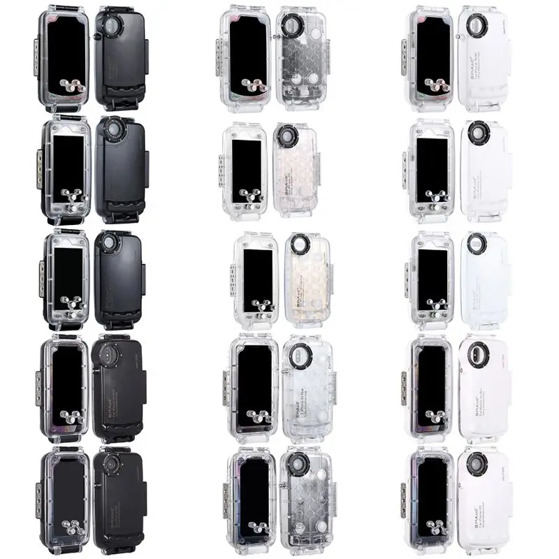 

40M/130FT Underwater Waterproof Diving Swimming Housing Cover Shell Protective Case for Mobile Phones