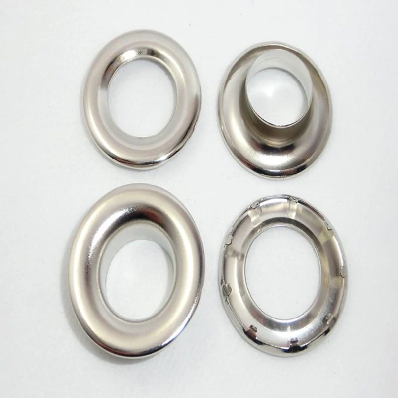 1/4 Inch Silver 1000 Pieces Grommet and 1000 Pieces Washer 6mm for Shoes Leather Tag Canvas and Belt Craft Making QWORK Grommets Eyelets Kit