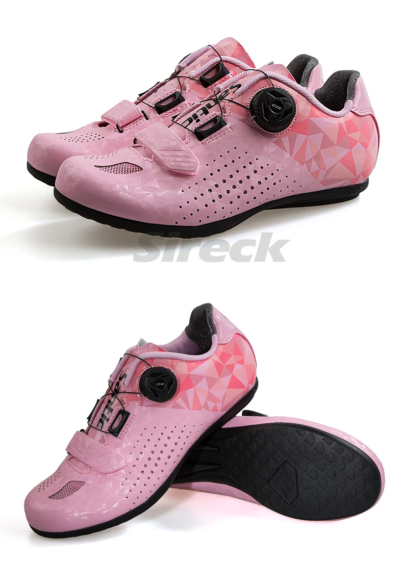 Santic Cycling Shoes Men Women MTB Mountain Road Bike Shoes Rubber Anti-slip Unlocked Bicycle Shoes Zapatillas Ciclismo