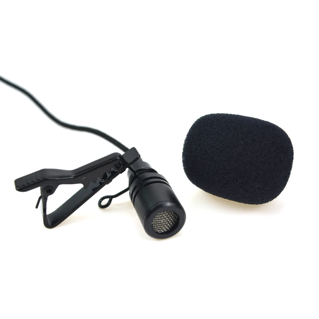 External Lavalier Lapel Clip-on Condenser Microphone for GoPro Hero 3 3+ 4