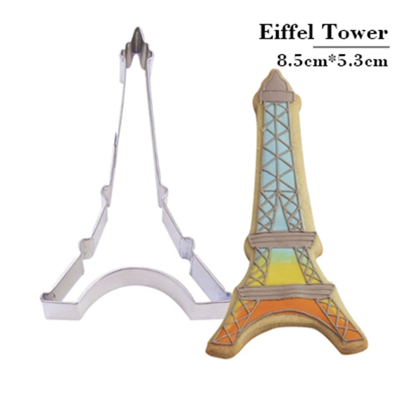 

Tower Cookie Tool Cutter Biscuit Press Icing Set Stamp Mold Stainless Steel Modelling Tools Molds For Plaster Fondant