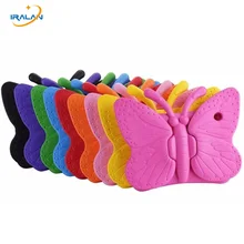 Детский чехол для Apple ipad air/air 2 9,7 дюймов из ЭВА противоударный чехол с ручкой для ipad 5/6 мультфильм 3D Бабочка Стенд чехол+ стилус