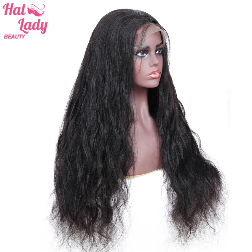 13x4 Синтетические волосы на кружеве человеческих волос парики перуанский объемная волна синтетические волосы, парики Remy с детскими волосами для Для женщин 150% Плотность Halo леди Красота