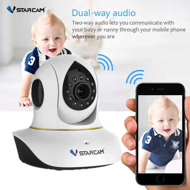vstarcam c38s wireless ip pan tilt night vision security internet internet surveillance