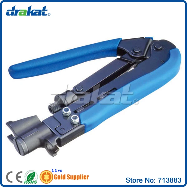 

F connector RG59 RG6 RG11 Tool Compression