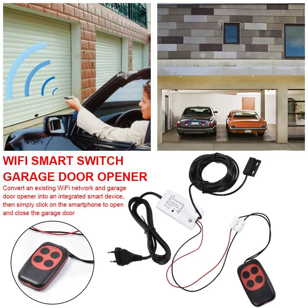 

Wifi Wireless RC Graffiti Garage Compatible Door Openers Using Smart Phone for Amazon Alexa Google Assistant Enabled Devices