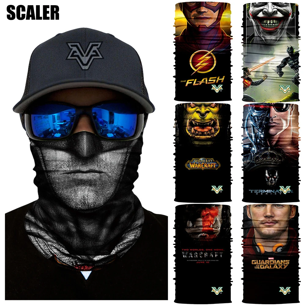 3D бесшовная бандана Homme Ciclismo маска для лица Warcraft шеи Gaiter трубчатые шарфы на