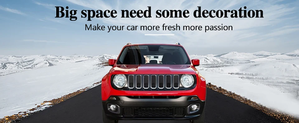BAWA гоночные решетки ABS Передние декоративные решетки крышки для Jeep Renegade- автомобиля внешние аксессуары