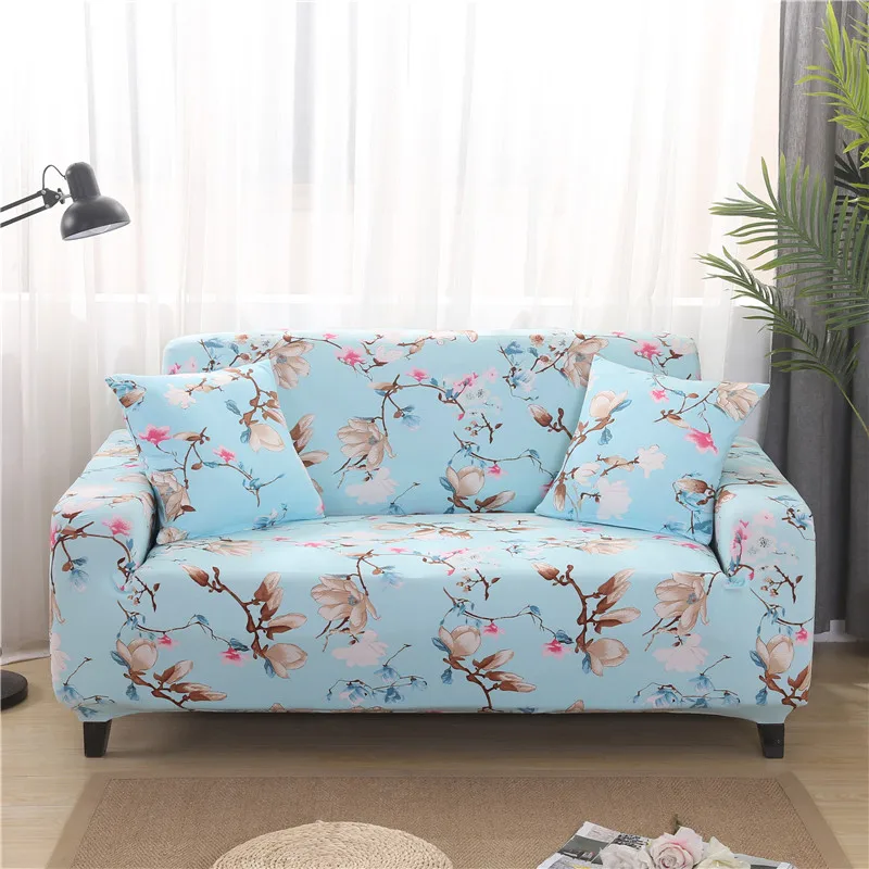 Европейский стиль, цветочный чехол для дивана, плотная накидка, универсальный эластичный чехол для дивана, кресло, секционный диван, чехлы для дивана, протектор мебели - Цвет: 19