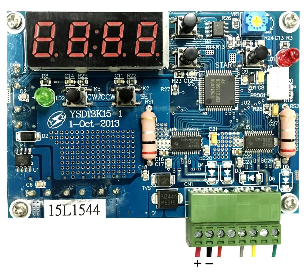 12~ 24Vdc биполярный драйвер с функциями управления и цифрового дисплея для шагового двигателя