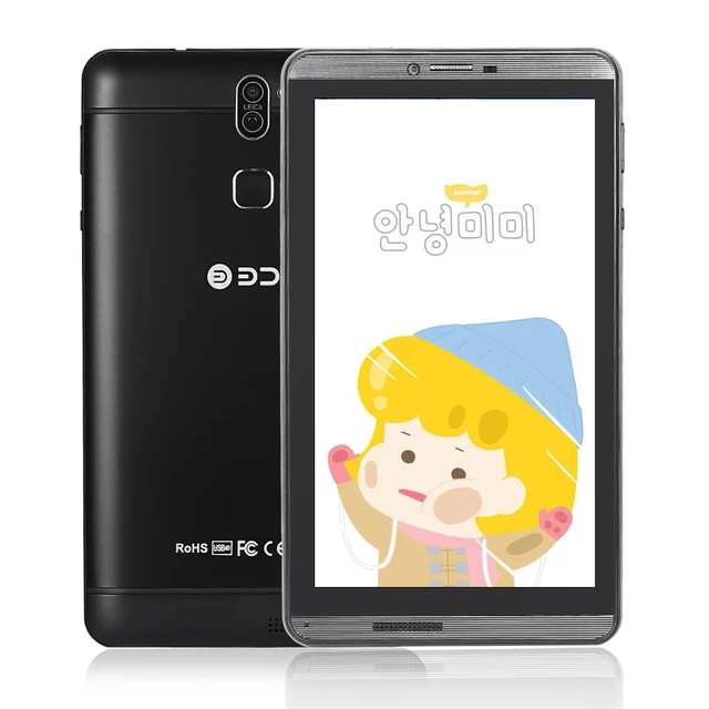 7 Inch Screen Android 6.0 Phone Call Sim Card Tablet Pc Quad Core 8GB Flash Built inside Dual Sim Card Cheap From Moscow
