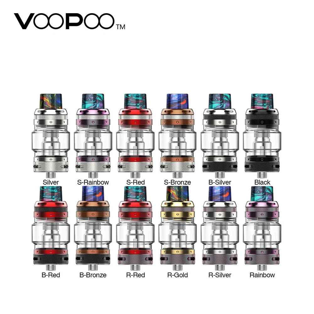 

New Original VOOPOO UFORCE T1 Tank with 3.5ml/8ml Tank Capacity & New Mesh N1 Coil Easy Top Refill Design E-cig Vape Atomizer