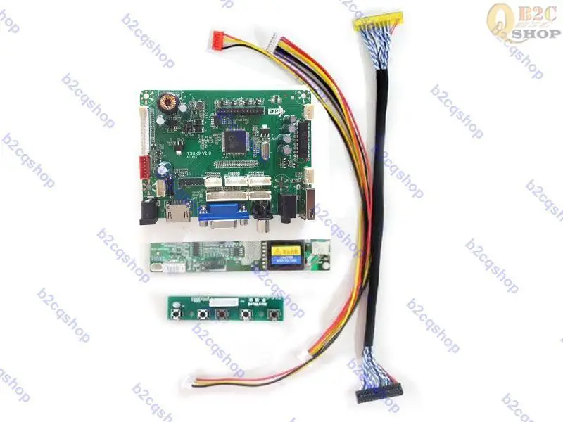 Комплект платы драйвера ЖК-контроллера LVDS светодиодный экран панель дисплея для