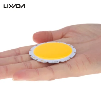 

Lixada 10W Round COB Super Bright LED Chip Light Lamp Bulb Warm White DC32-34V