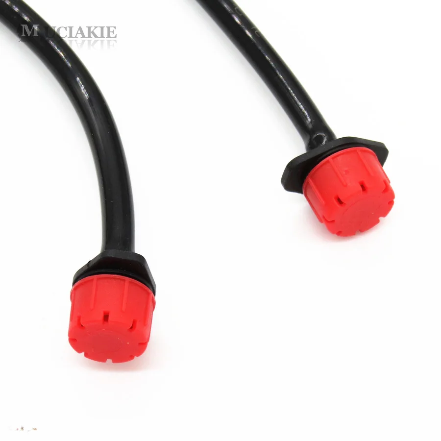 MUCIAKIE 30-1000PCS Adjustable Irrigation Misting Micro Flow Dripper Drip Head 1/4" Hose Garden Sprinklers Garden Watering Tool