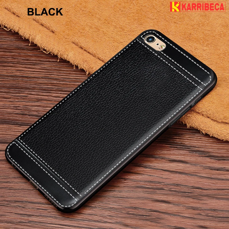 

Litchi pattern cortex silicone case for iphone 7 lychee leather matte soft tpu cover for iphone 7 4.7" coque etui kryty tok skal